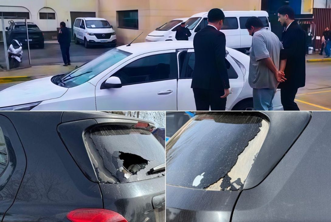 Conductora no quiso pagar propina por adelantado y cuidador le destrozó el parabrisas