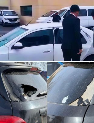 Conductora no quiso pagar propina por adelantado y cuidador le destrozó el parabrisas