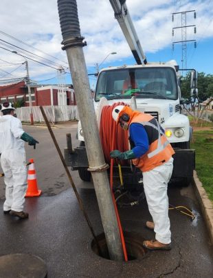 Equipos de Aguas del Valle se preparan ante el anuncio de un nuevo sistema frontal en la región de Coquimbo
