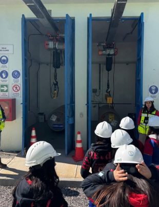 Alumnos de Colegio Saint Mary realizan visita a planta de Aguas del Valle en Vicuña