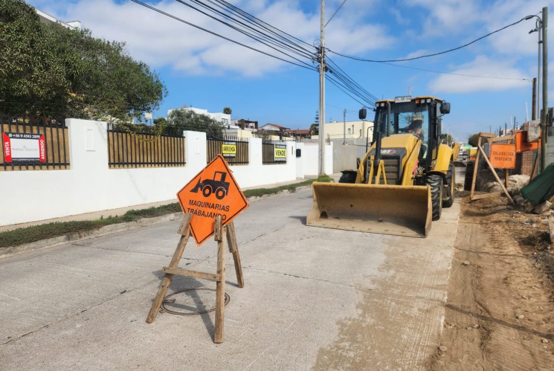 Más de un 50% de avance presentan las obras de ampliación de redes de Aguas del Valle en Coquimbo