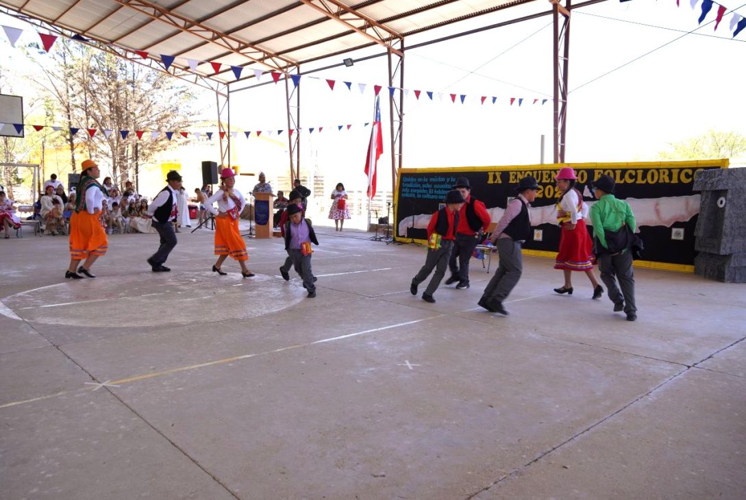 Una gran fiesta de las tradiciones se vivió en el 9° Encuentro de Folklore del Microcentro Elki de Vicuña