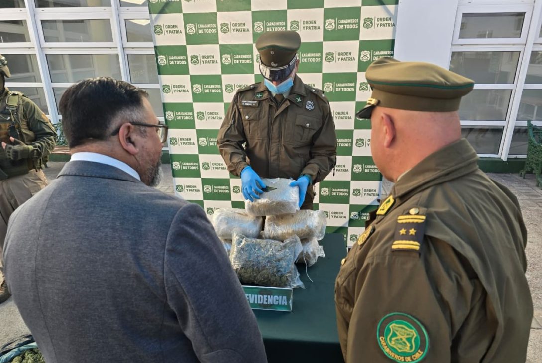 Despliegue carretero en Choapa OS7 incauta más de 200 kilos de droga y logra seis detenidos